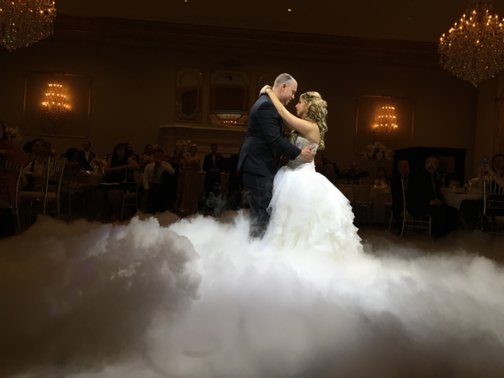 Smoke machine vs Hazer vs Dry Ice at a wedding